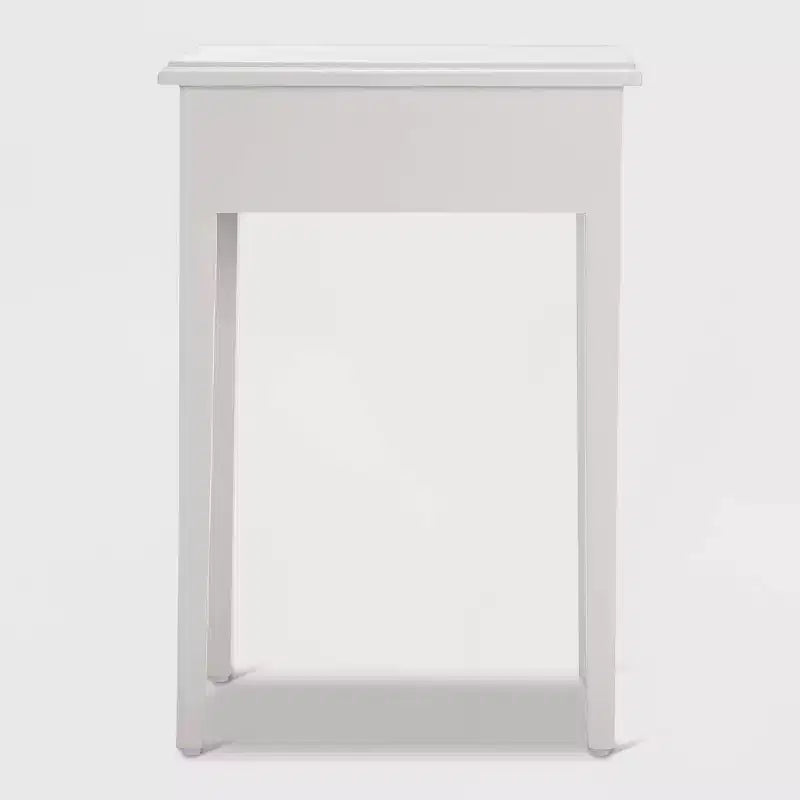 Tavolino/Comodino con cassetto grigio chiaro
