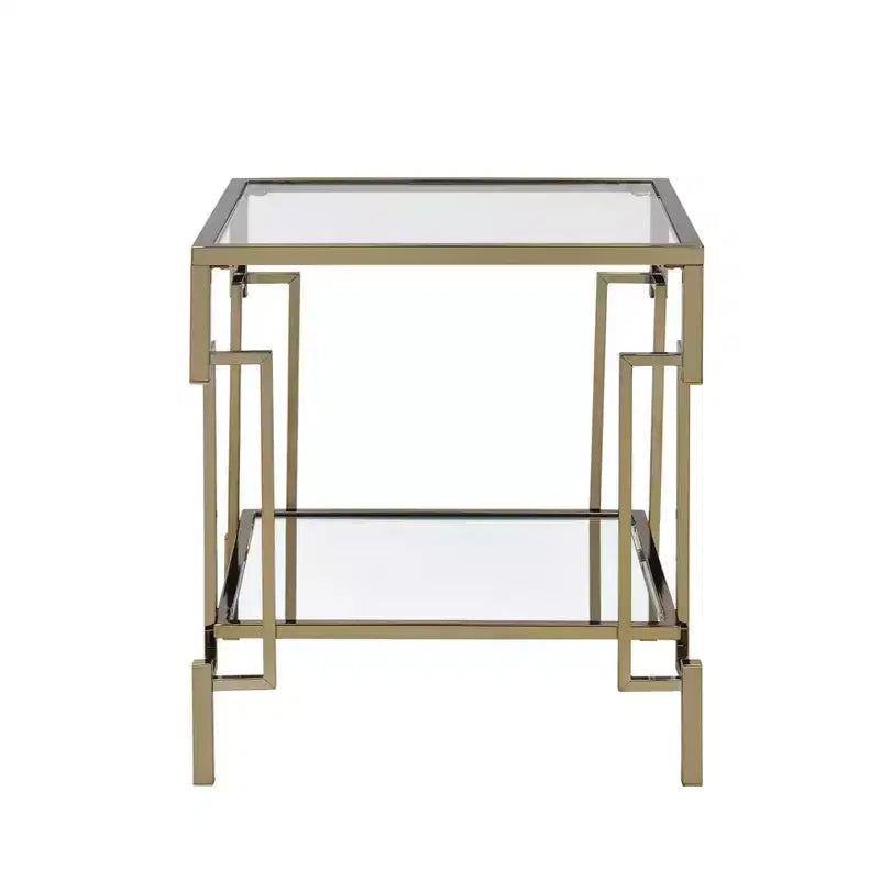 Tavolino da salotto contemporaneo Costa Mesa color Champagne