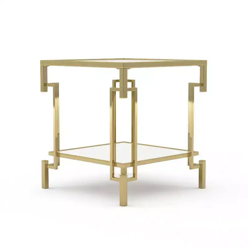 Tavolino da salotto contemporaneo Costa Mesa color Champagne
