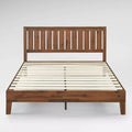 Letto a piattaforma in legno Deluxe con testiera