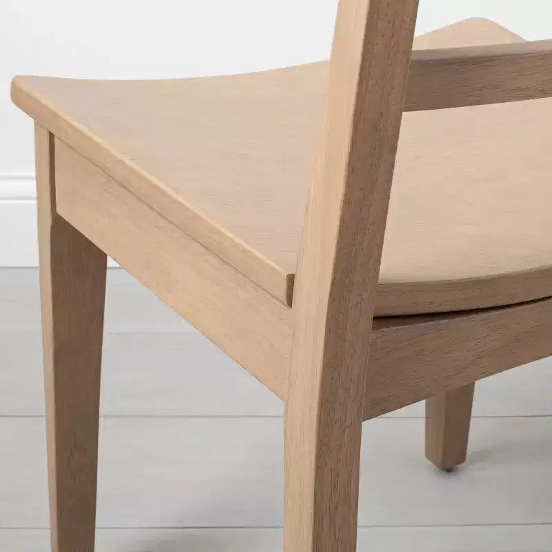 Sedia da pranzo con schienale a pioli in legno