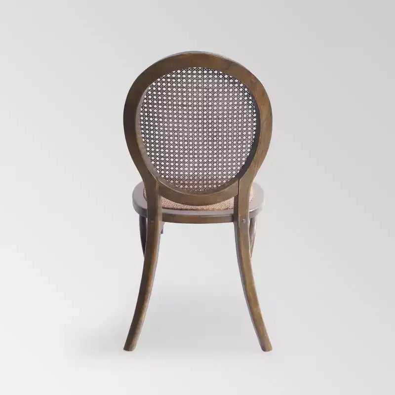 Sedia da pranzo in rattan