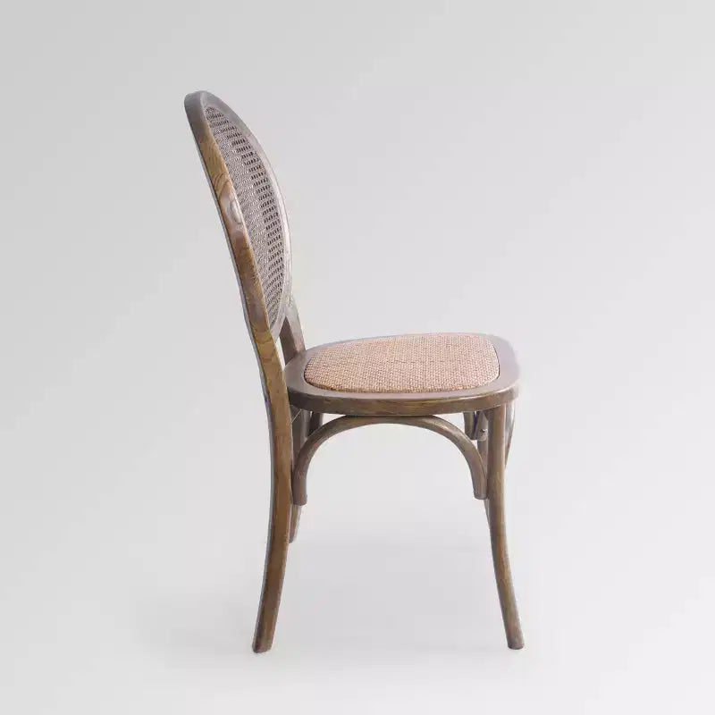Sedia da pranzo in rattan