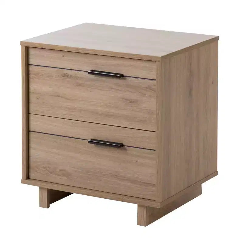 Comodino a 2 cassetti